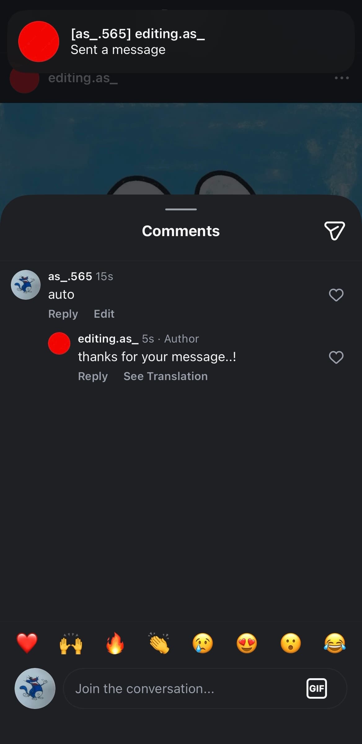 SpeedDM comment automation with instant public reply on Instagram post